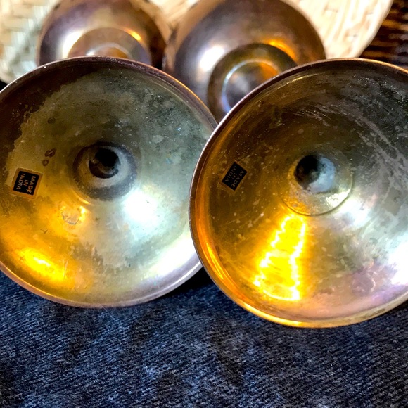 Brass Candleholders - Picture 6 of 8